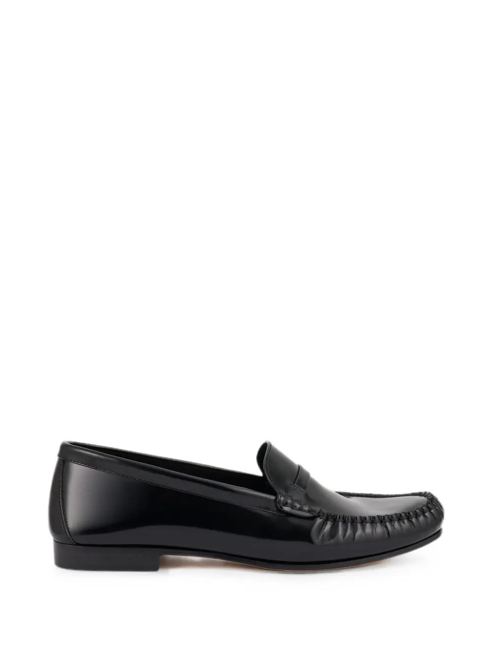 Malone Souliers whipstitch-trim loafers Zwart