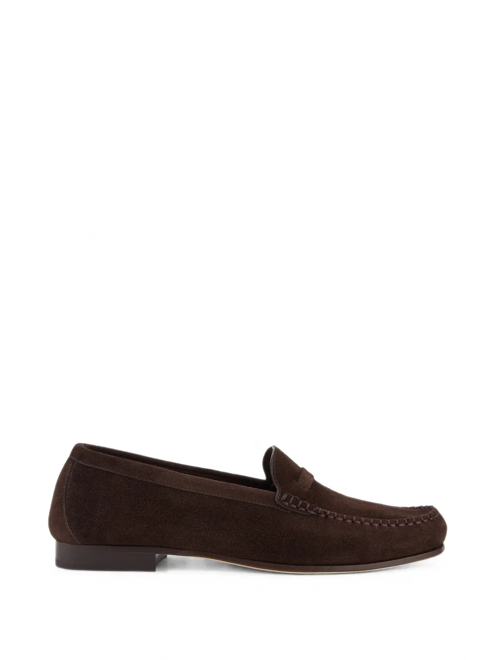 Malone Souliers Knightsbridge suede loafers Bruin