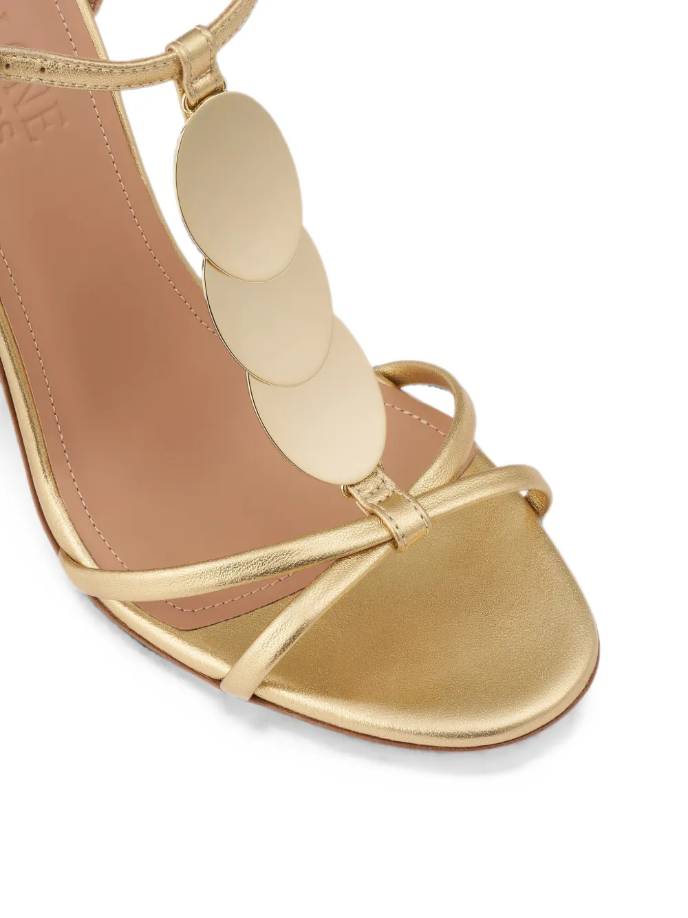 Malone Souliers Kali metallic T-bar sandals Goud