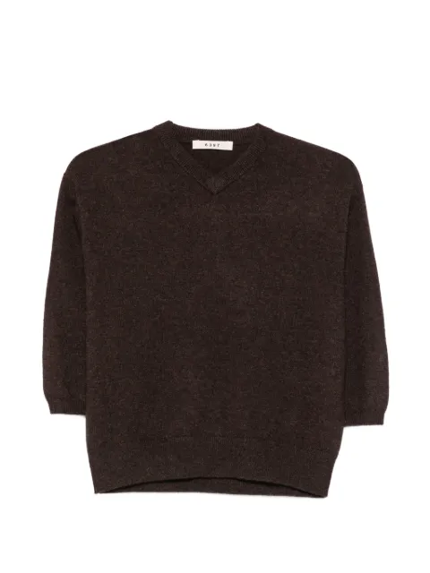 6397 Elbow cashmere V-neck sweater