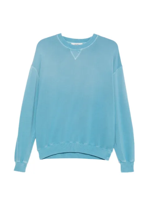 6397 washed-effect crew-neck sweatshirt