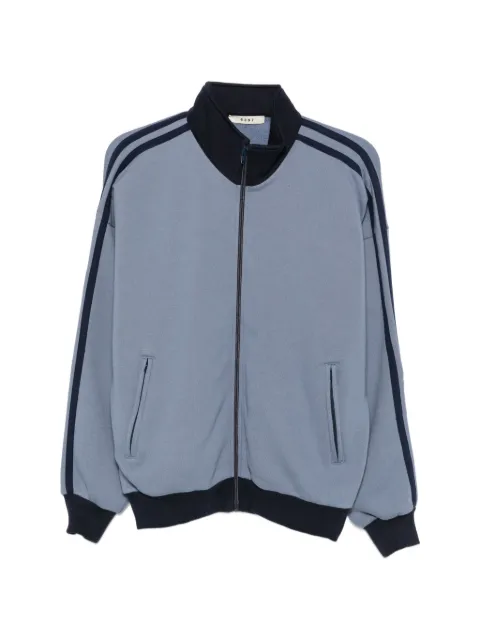 6397 side-stripe zip-fastening sweatshirt
