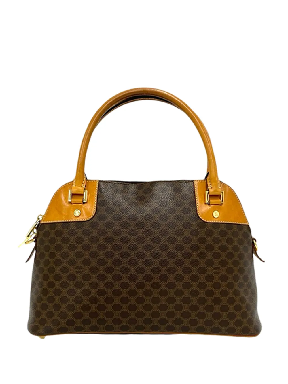 Celine Pre-Owned 2000 Macadam Coated Canvas satchel - Brown