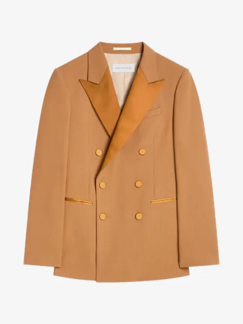 DRIES VAN NOTEN wool tuxedo blazer