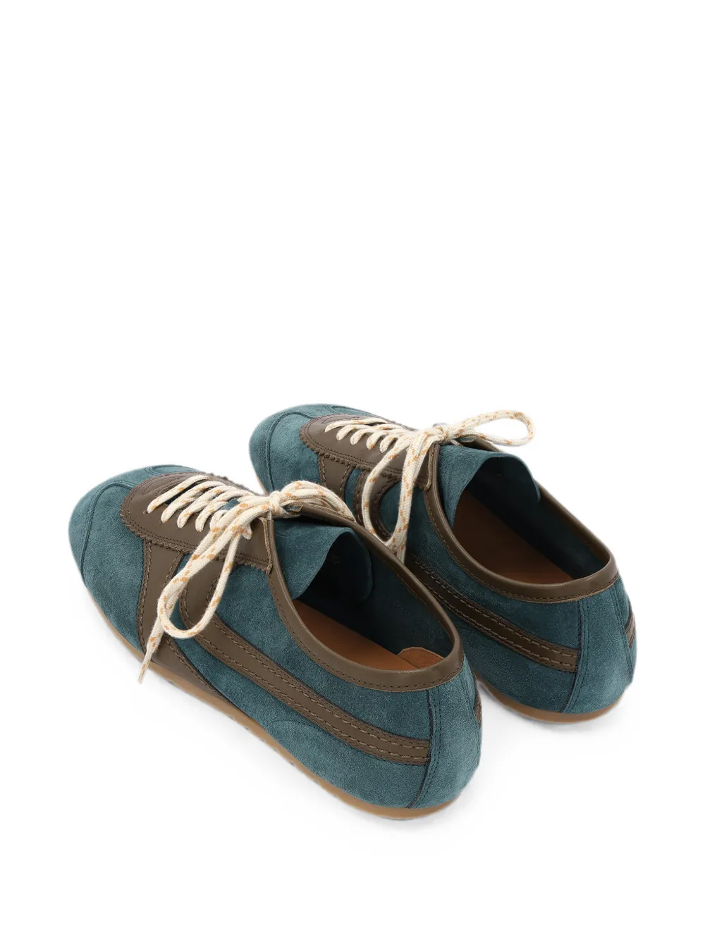 DRIES VAN NOTEN suede sneakers Blauw