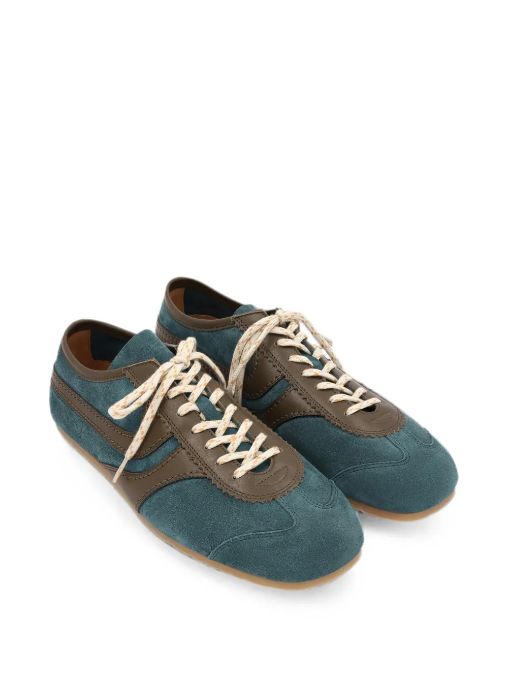 DRIES VAN NOTEN suede sneakers Blauw