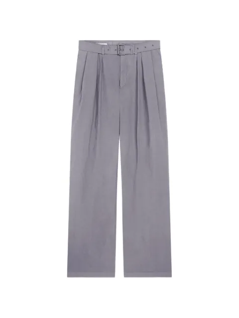 DRIES VAN NOTEN belted overdyed pants