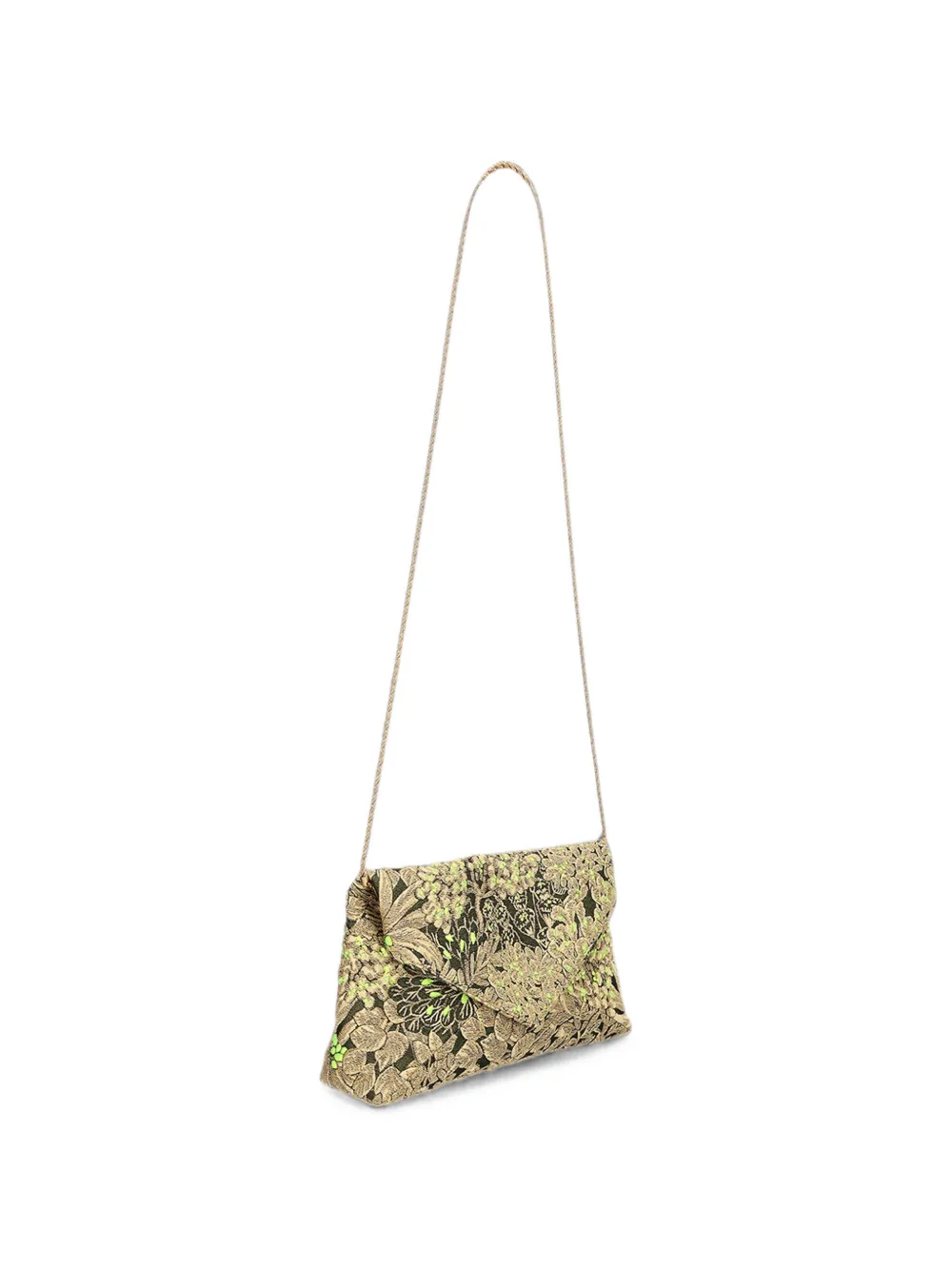 Dries Van Noten Jacquard Envelope Bag In Multi