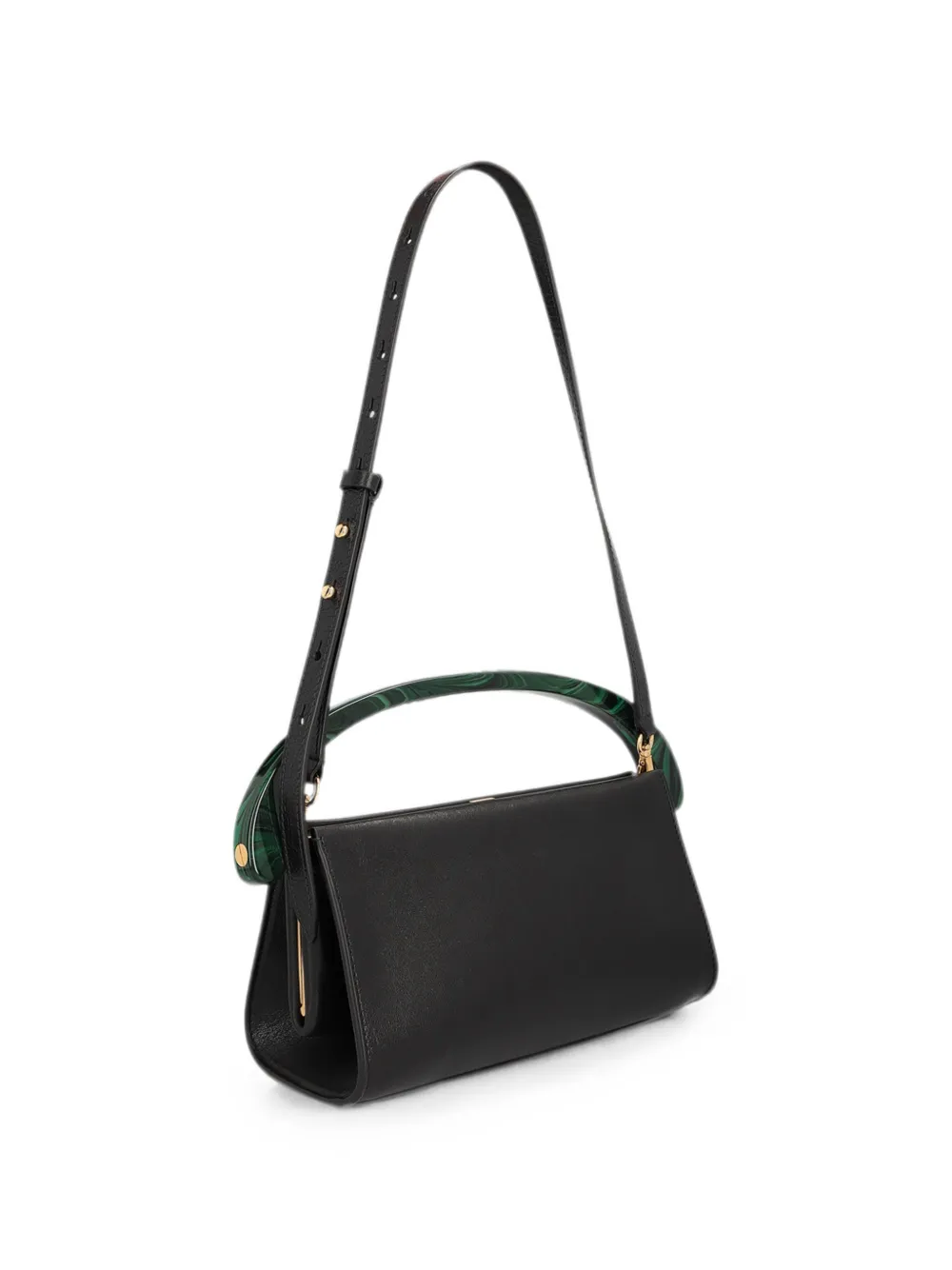DRIES VAN NOTEN Small Leather Bag in Black, view 5