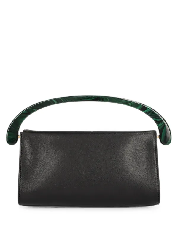 Dries Van Noten Small Leather Bag in Black