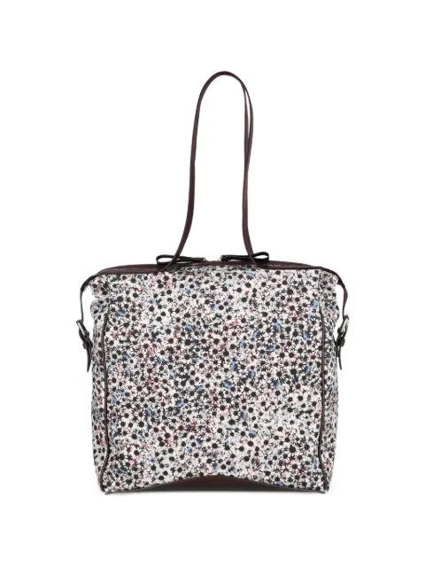 DRIES VAN NOTEN bolso shopper de lona estampado