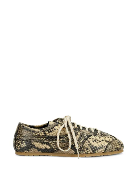DRIES VAN NOTEN leather sneakers