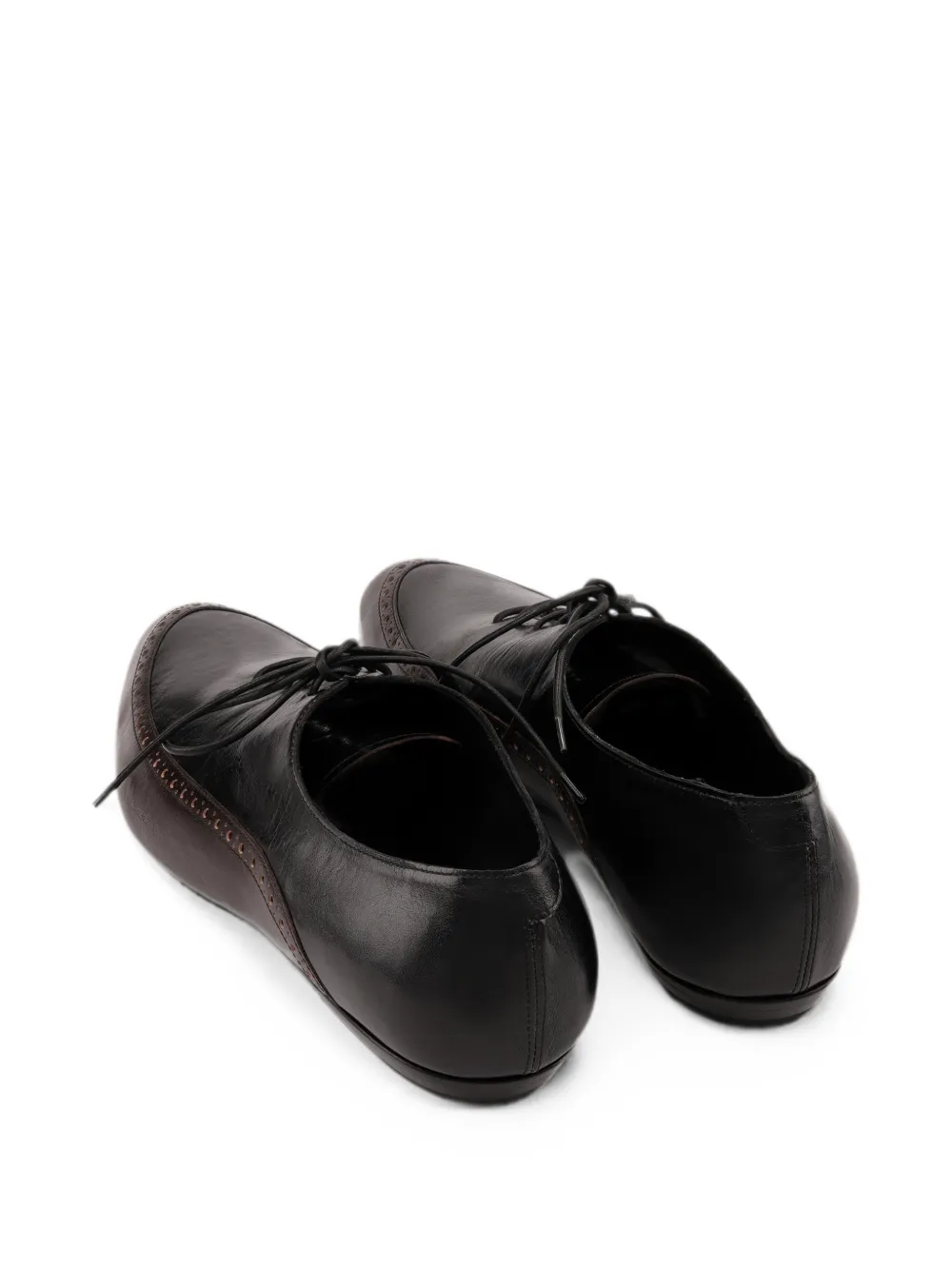 DRIES VAN NOTEN Leren brogues Bruin