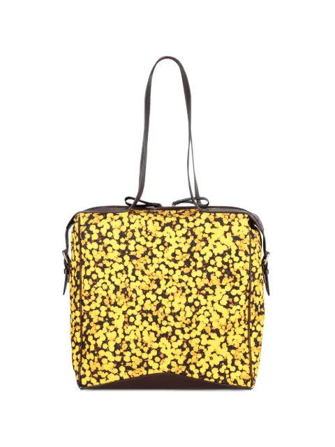 DRIES VAN NOTEN bolso shopper de lona estampado