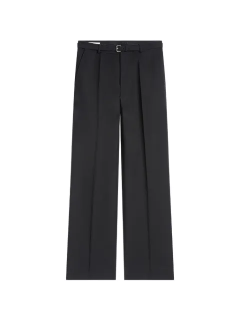 DRIES VAN NOTEN belted wool pants
