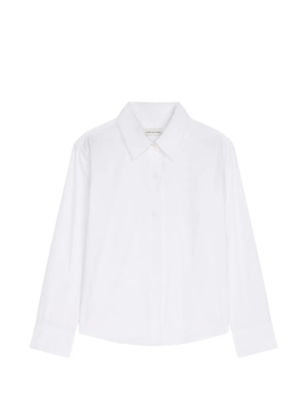 DRIES VAN NOTEN Kastiges Hemd - Weiß