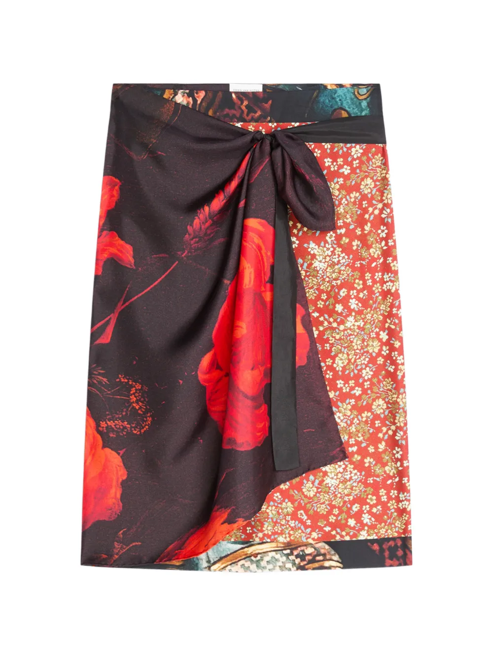 DRIES VAN NOTEN wrap scarf-skirt - Schwarz