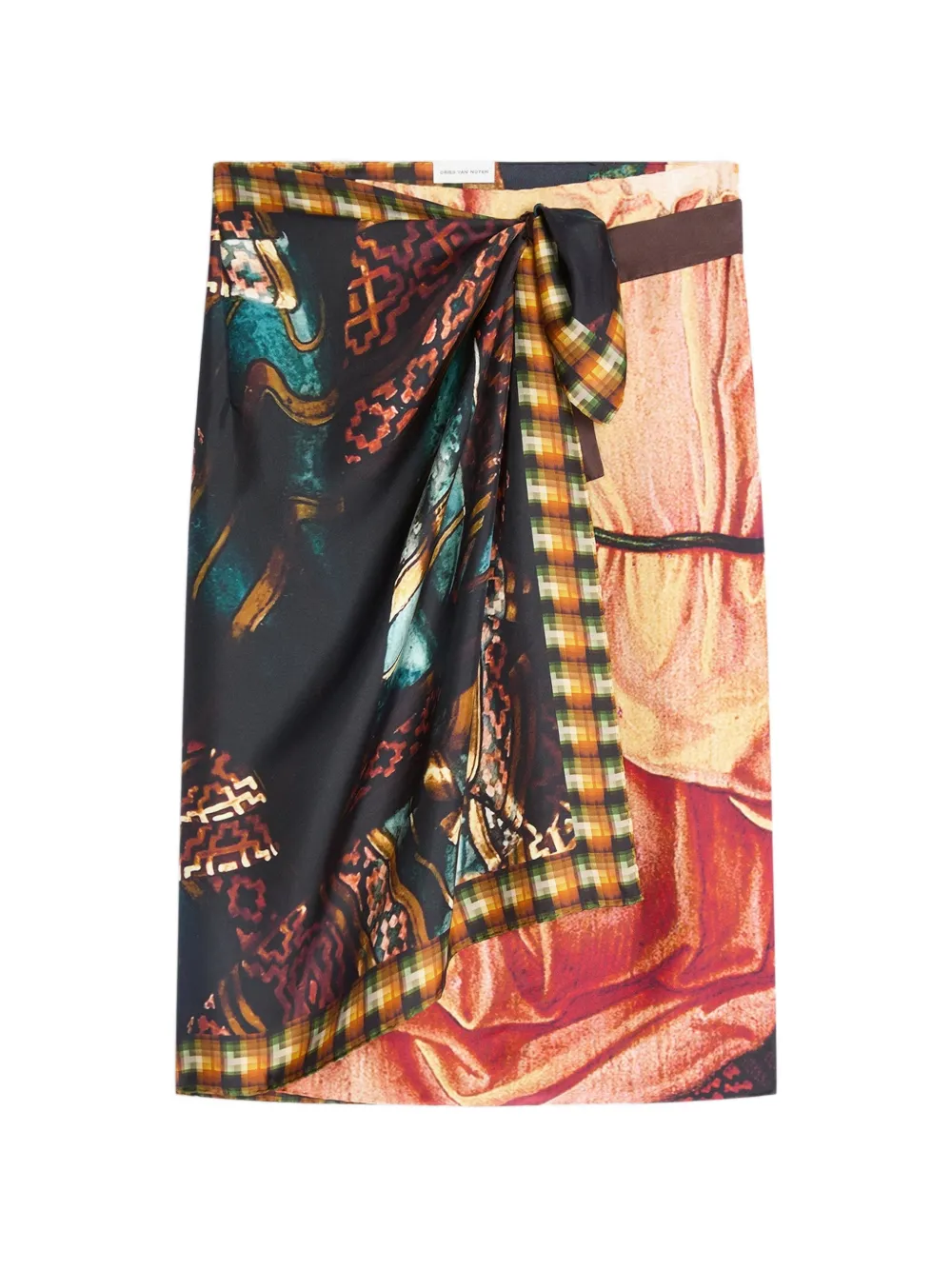DRIES VAN NOTEN wrap scarf-skirt