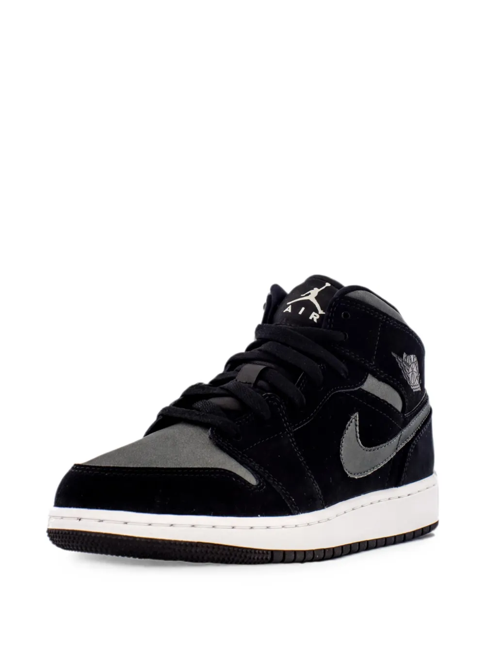 Jordan Kids Air Jordan 1 Mid sneakers Zwart