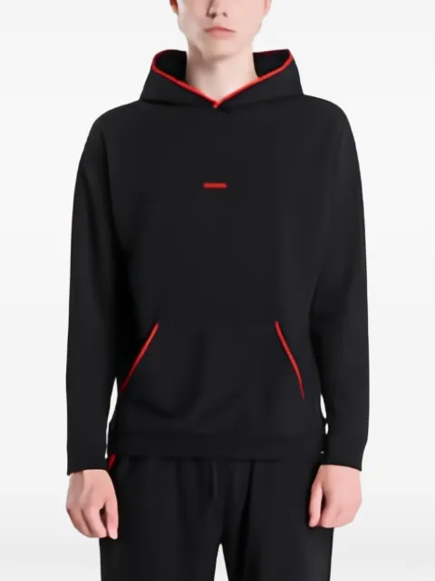 HUGO logo-print pouch-pocket hoodie