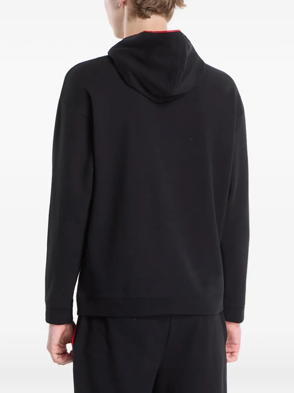 HUGO Hoodie met logoprint Zwart