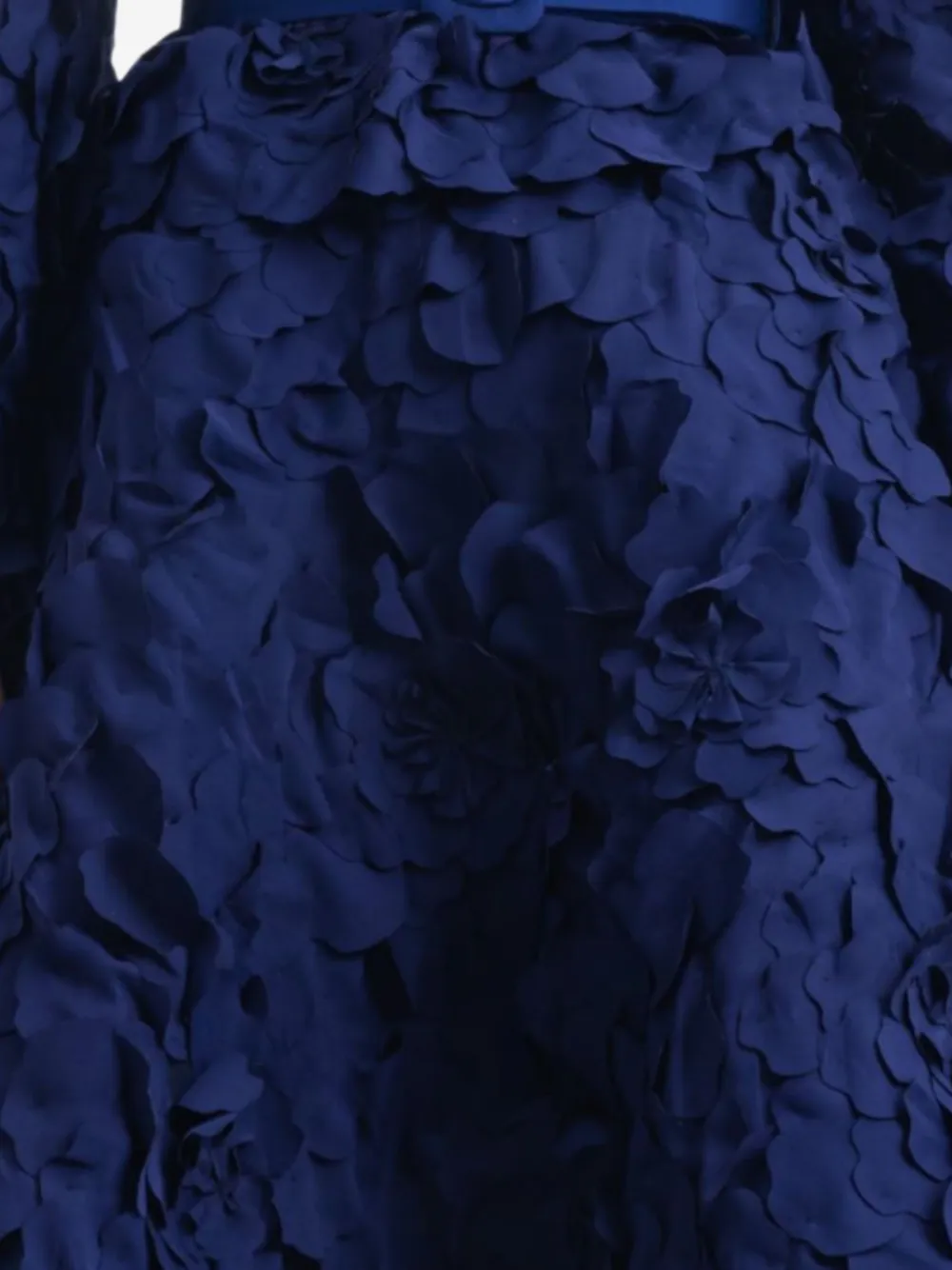 Gemy Maalouf Rok met uitgesneden details en bloemen-applicatie Blauw