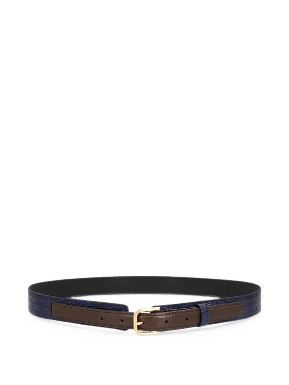 DRIES VAN NOTEN Cintura in pelle - Blu