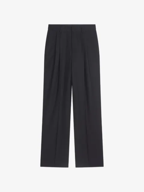 DRIES VAN NOTEN straight-leg wool pants