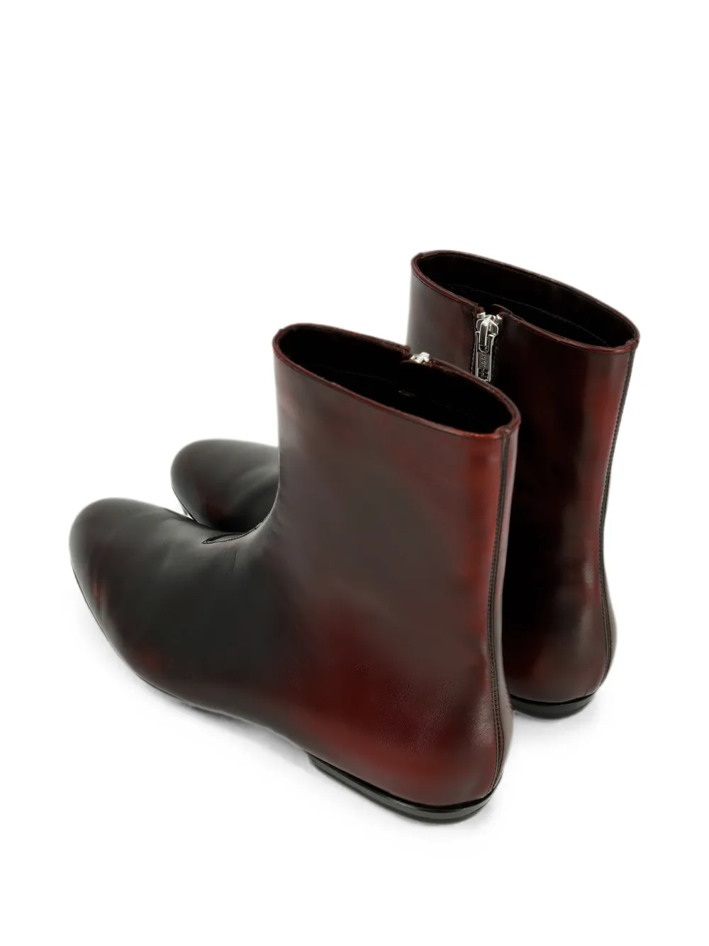 DRIES VAN NOTEN Leren soklaarzen Bruin