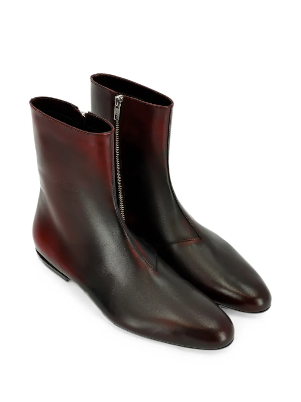 DRIES VAN NOTEN Leren soklaarzen Bruin