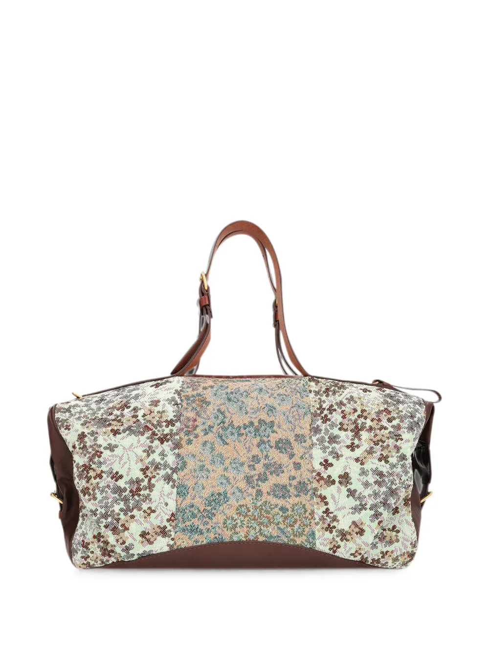 DRIES VAN NOTEN Embroidered East-west Bag in Neutrals, view 4