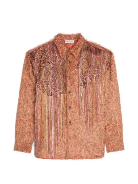 DRIES VAN NOTEN loose embroidered shirt
