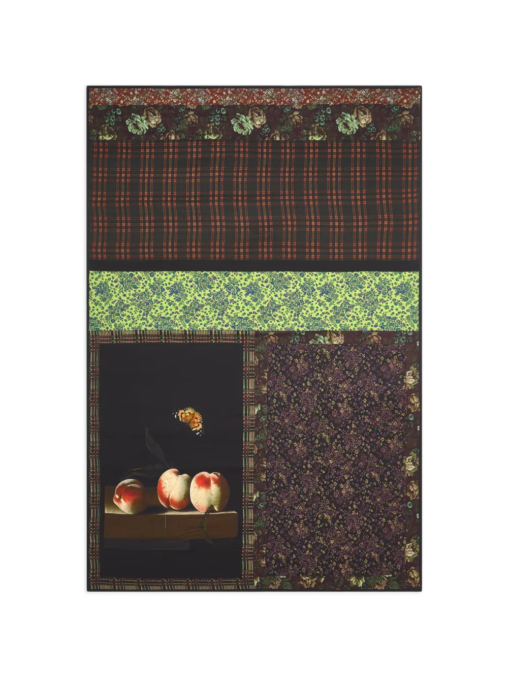 DRIES VAN NOTEN Pareo mit Print - Schwarz