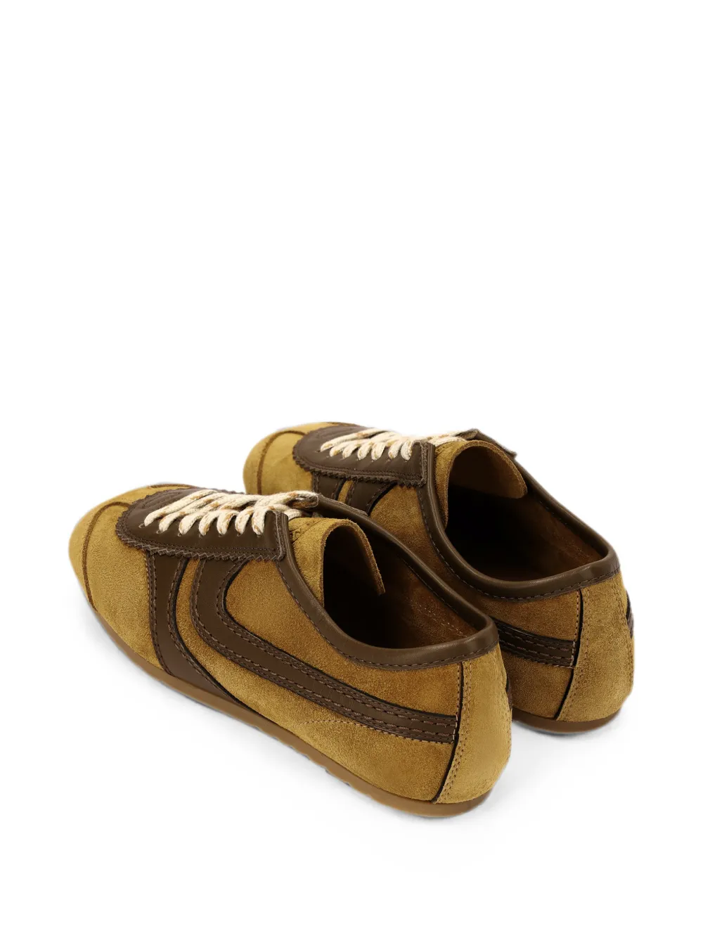 DRIES VAN NOTEN suede sneakers Beige