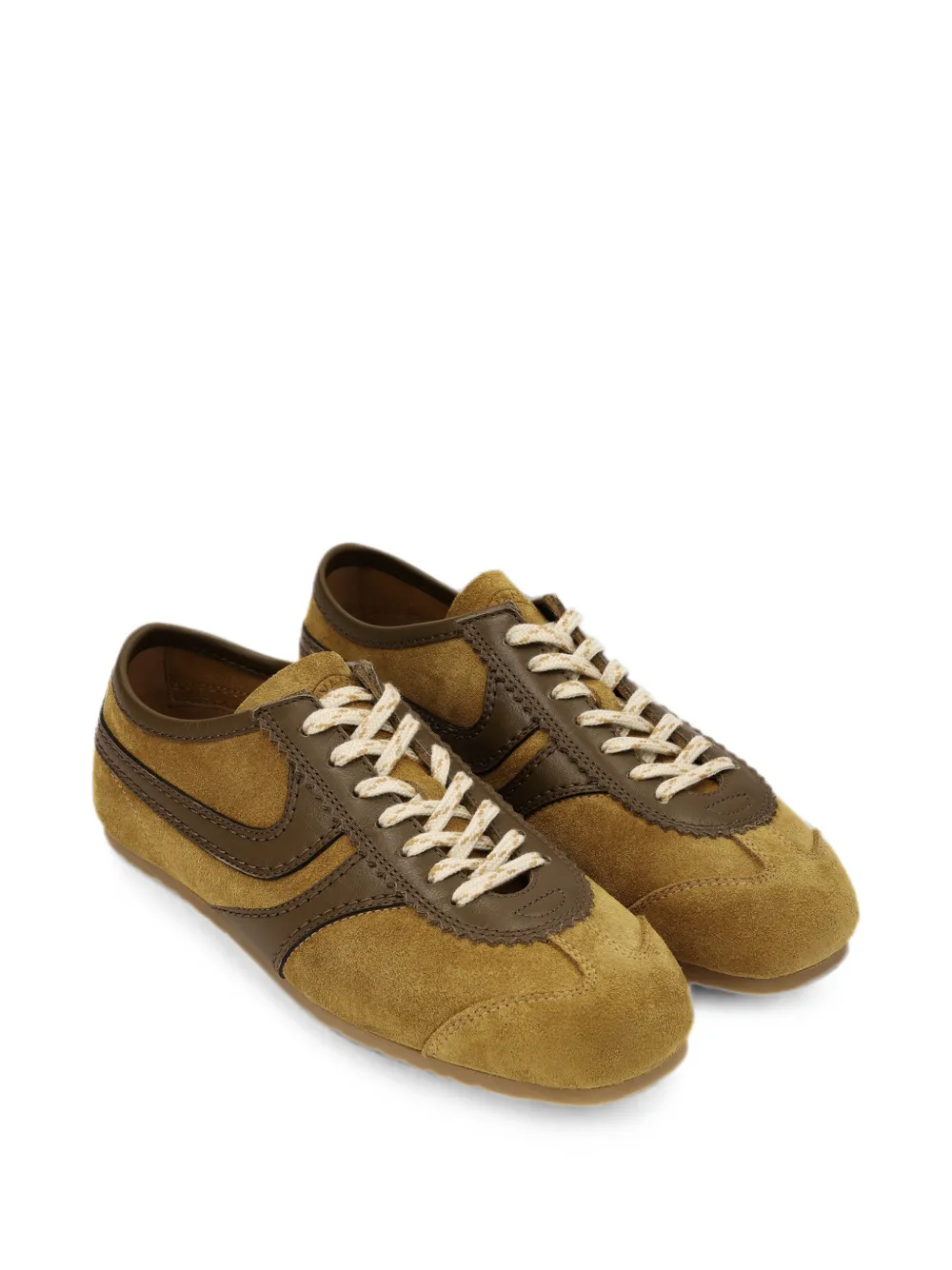 DRIES VAN NOTEN suede sneakers Beige
