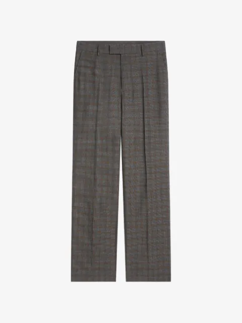 DRIES VAN NOTEN pantalon long à coupe droite en laine 