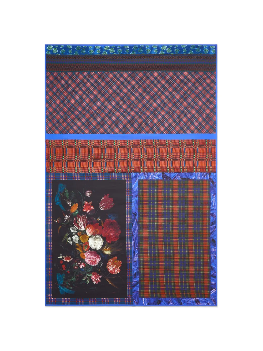 DRIES VAN NOTEN Pareo mit Print - Blau