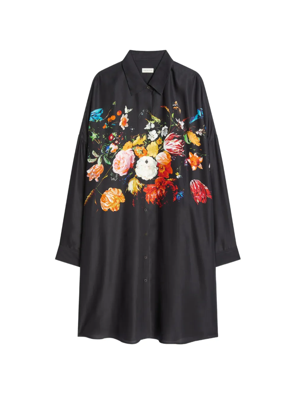 DRIES VAN NOTEN viscose shirt dress · S