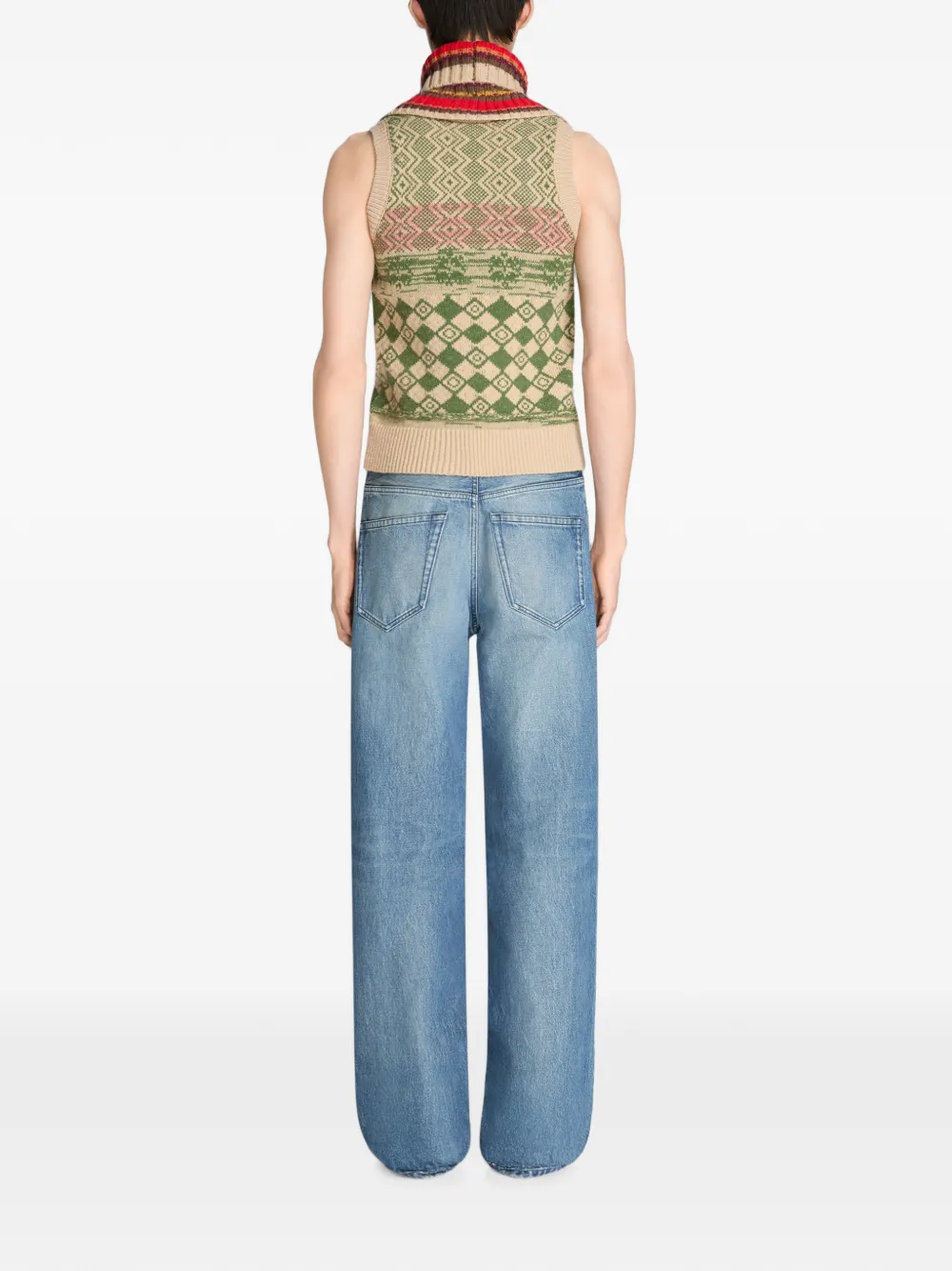 DRIES VAN NOTEN Loose Jeans in Blue, view 4