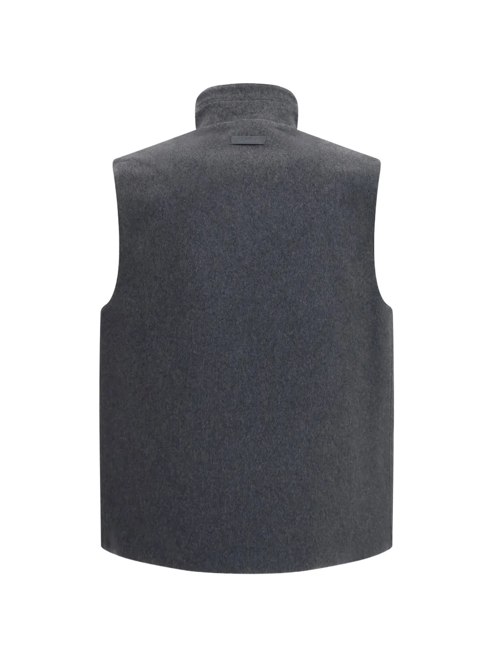 Lardini Gilet met hoge hals Grijs