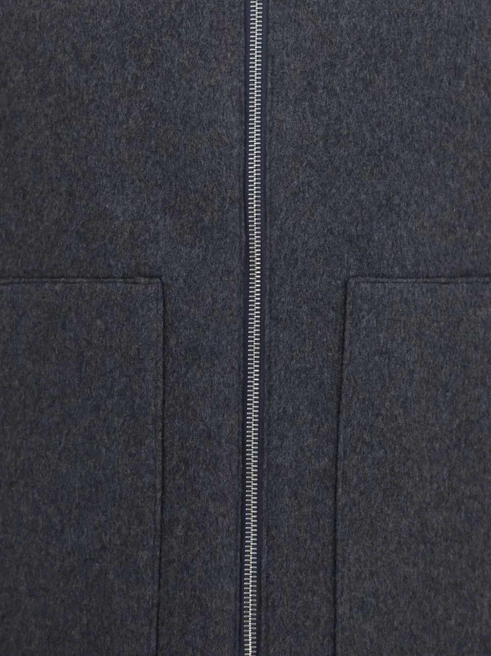 Lardini Gilet met hoge hals Grijs
