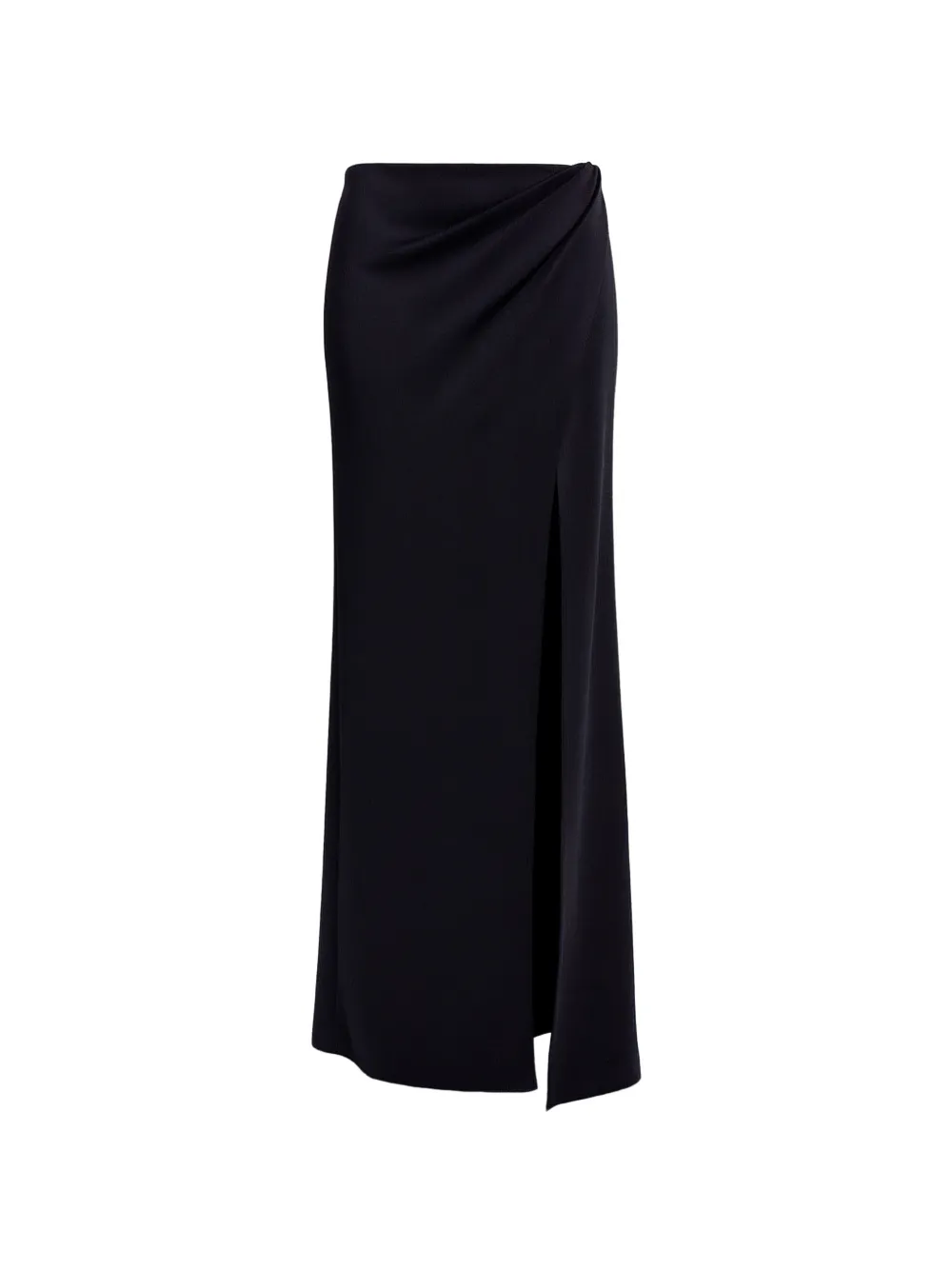 Gemy Maalouf draped side-slit skirt - Nero