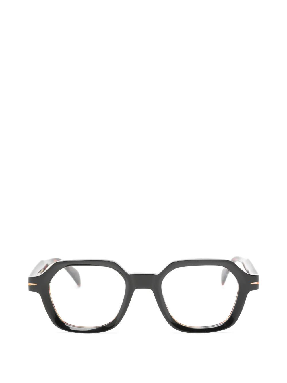 Eyewear by David Beckham lunettes de vue DB7140 à monture géométrique - Noir Eyewear by David Beckham lunettes de vue DB7140 à monture géométrique - Noir