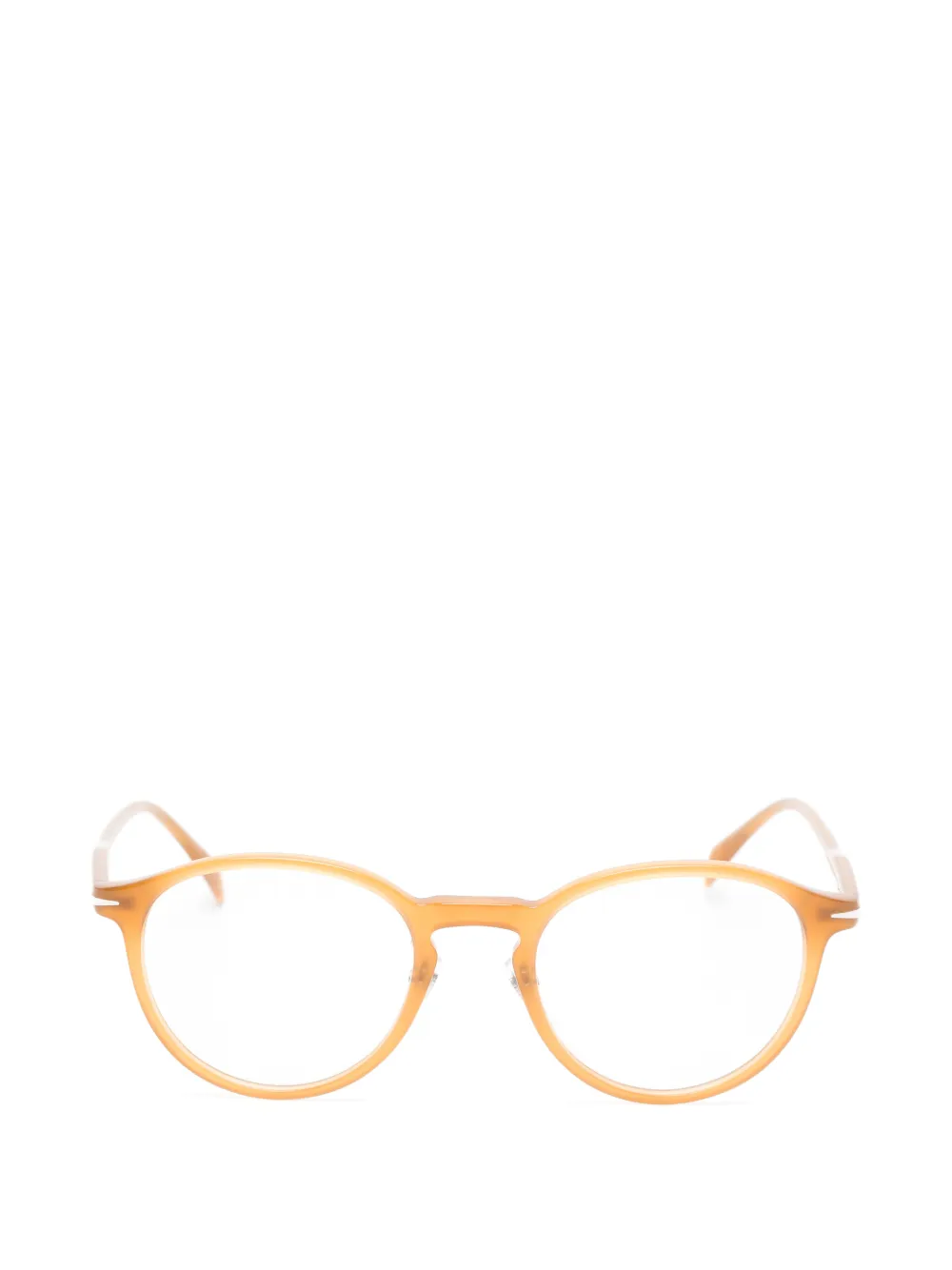 Eyewear by David Beckham lunettes de vue à monture ronde - Tons neutres Eyewear by David Beckham lunettes de vue à monture ronde - Tons neutres