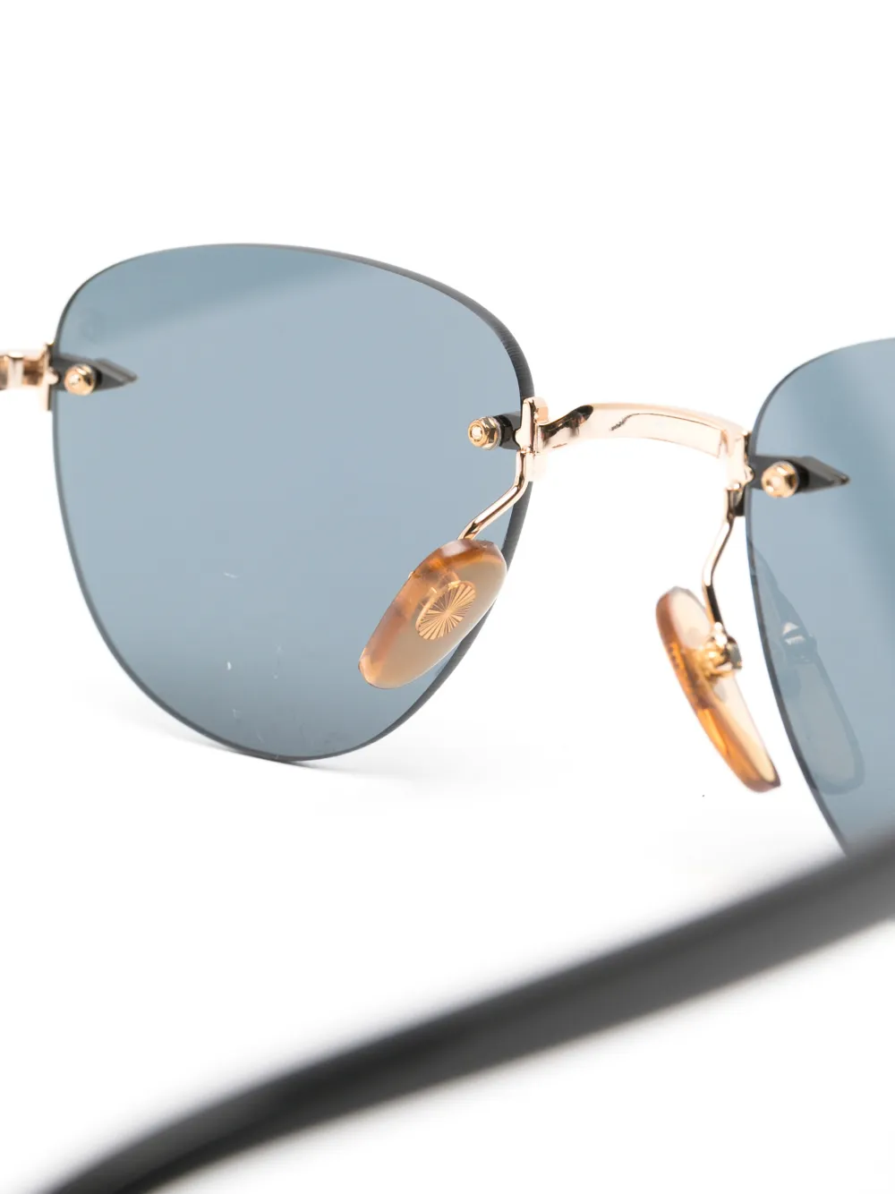 Eyewear by David Beckham Zonnebril met piloten montuur Goud