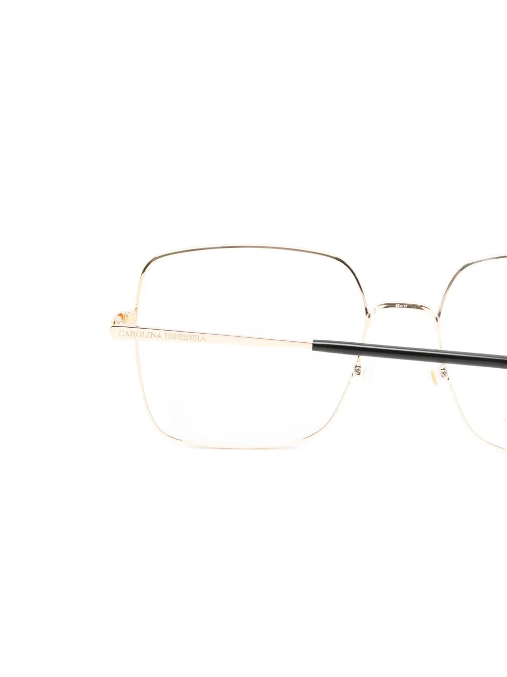 Carolina Herrera Bril met vierkant montuur Goud