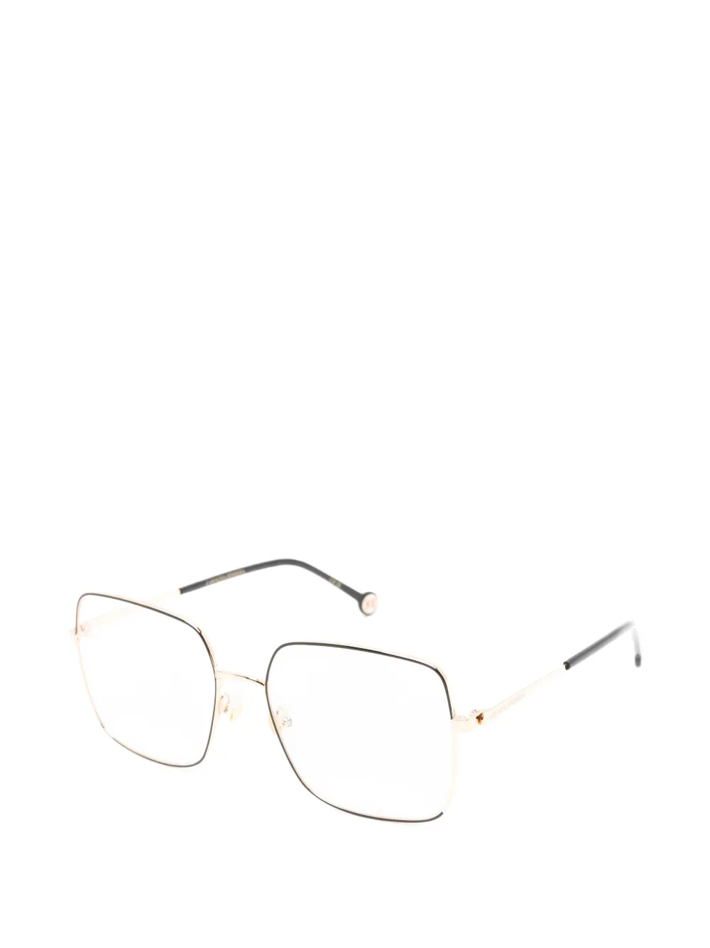 Carolina Herrera Bril met vierkant montuur Goud