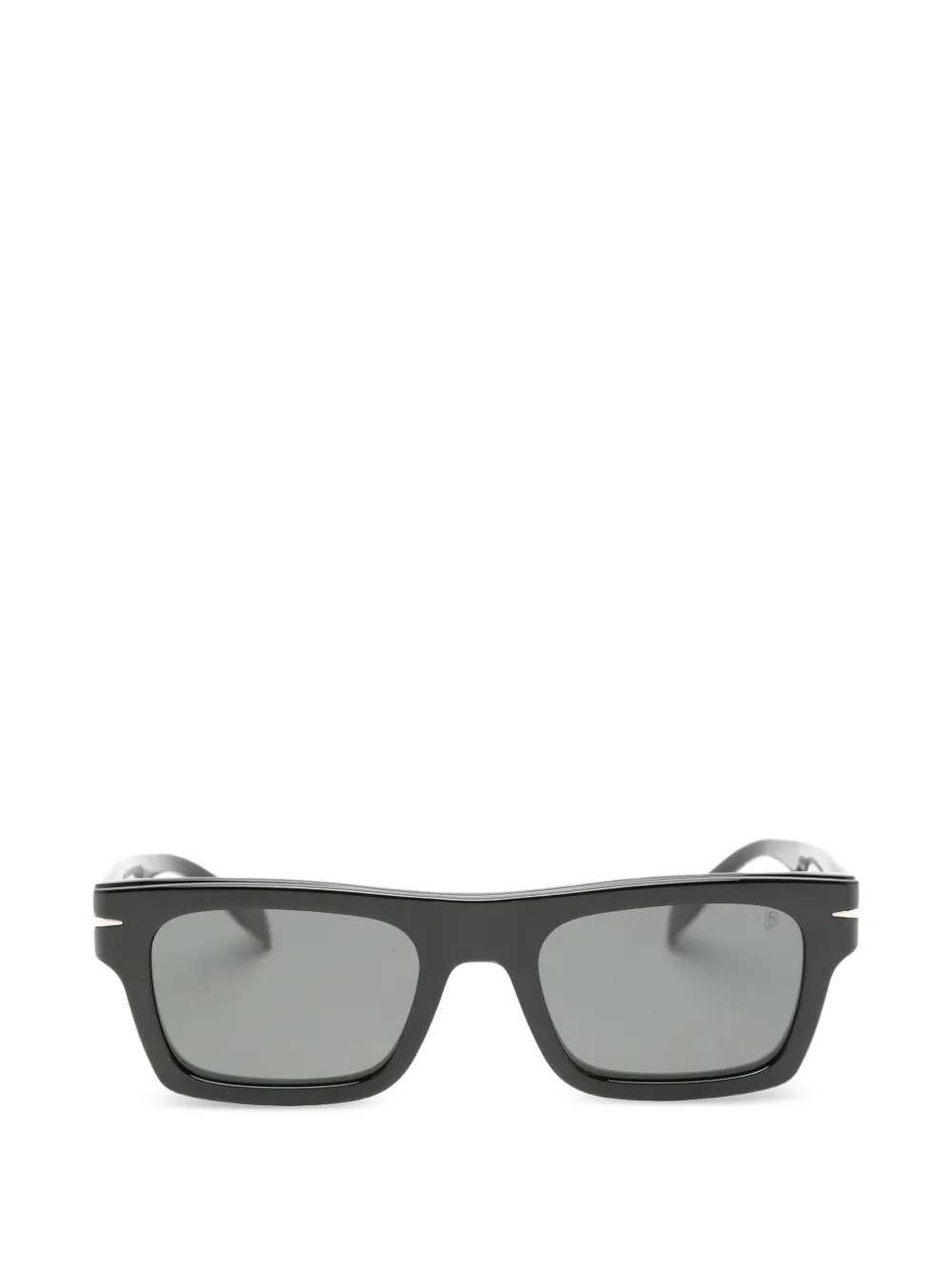 Eyewear by David Beckham lunettes de soleil à clip DB7129 à monture rectangulaire - Noir Eyewear by David Beckham lunettes de soleil à clip DB7129 à monture rectangulaire - Noir