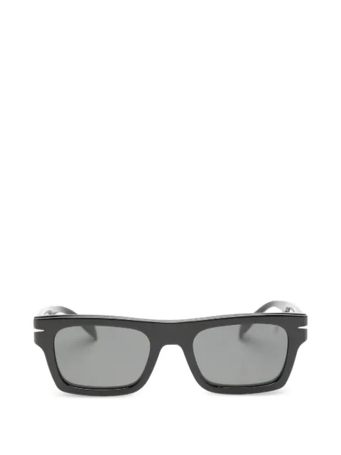 Eyewear by David Beckham DB7129 rectangle-frame clip-on sunglasses