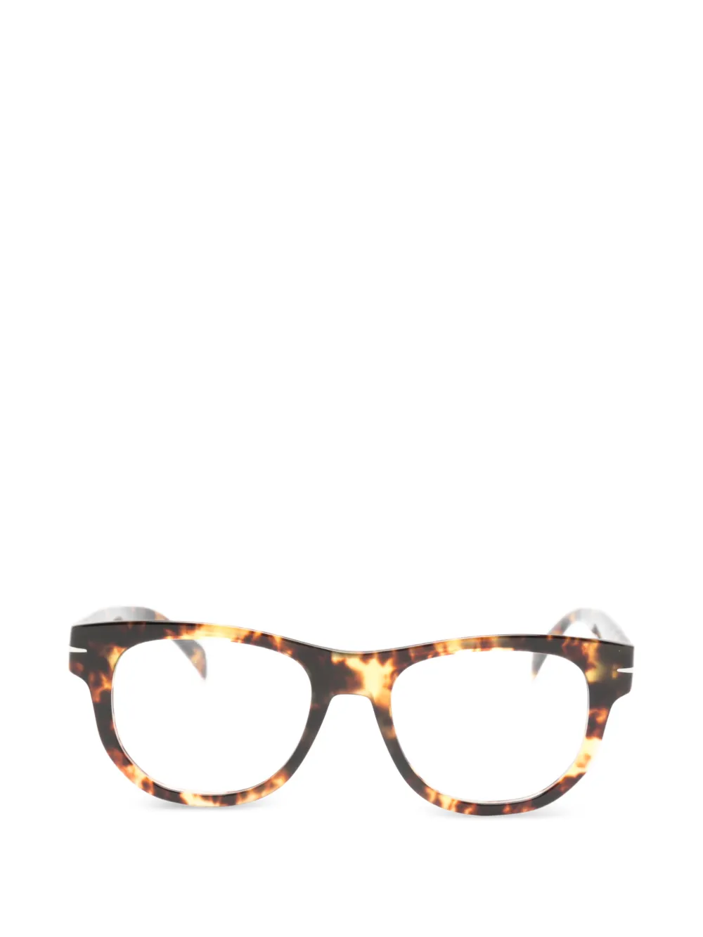 Eyewear by David Beckham lunettes de vue rectangulaires - Marron Eyewear by David Beckham lunettes de vue rectangulaires - Marron